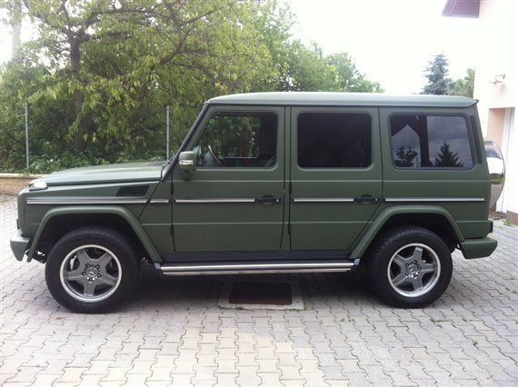 polep 3M od abartstyle 3M Mercedes G zelená matná